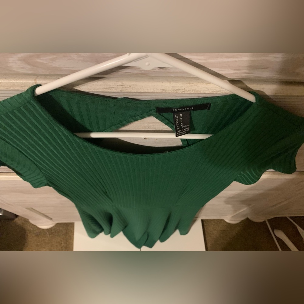 Forever 21 Green Dress - Picture 3 of 3